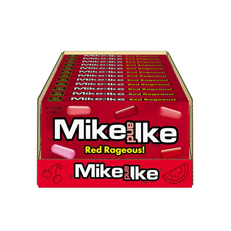 Mike & Ike Theatre: Red Rageous - 120g x 12 Stk