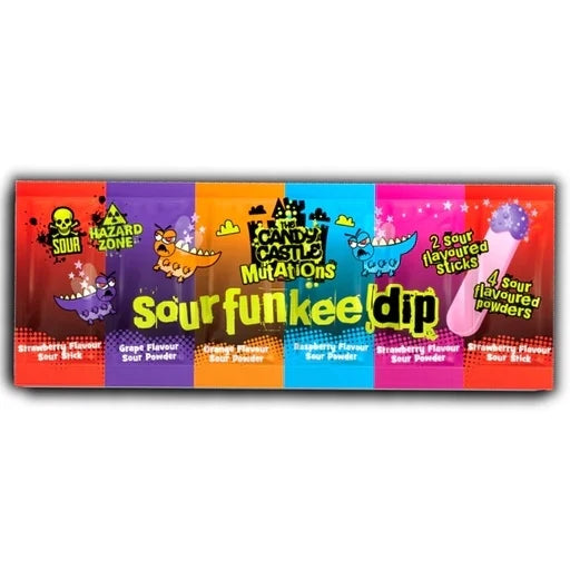 CCC Mutations Sour Funkee Dip 6 Flavors - 40g x 24 stk