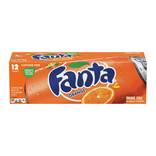 Fanta BOX: Orange - 355ml x 12 Stk