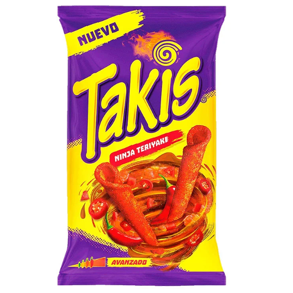 Takis Bags: Ninja Teriyaki - 90g x 18 Stk