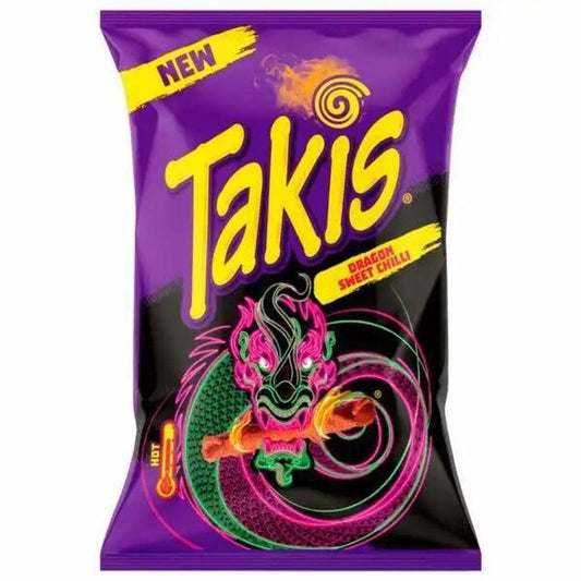 Takis Bags: Dragon Sweet Chilli - 90g x 18 Stk