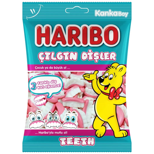 Haribo - TEETH - 80g x 24 stk