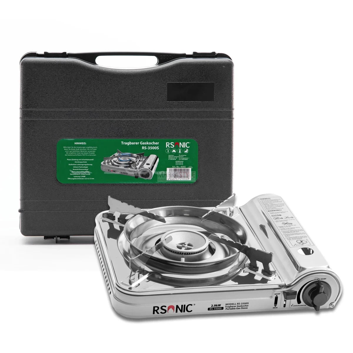 RSONIC GAS CAMPING STOVE - 1 Stk