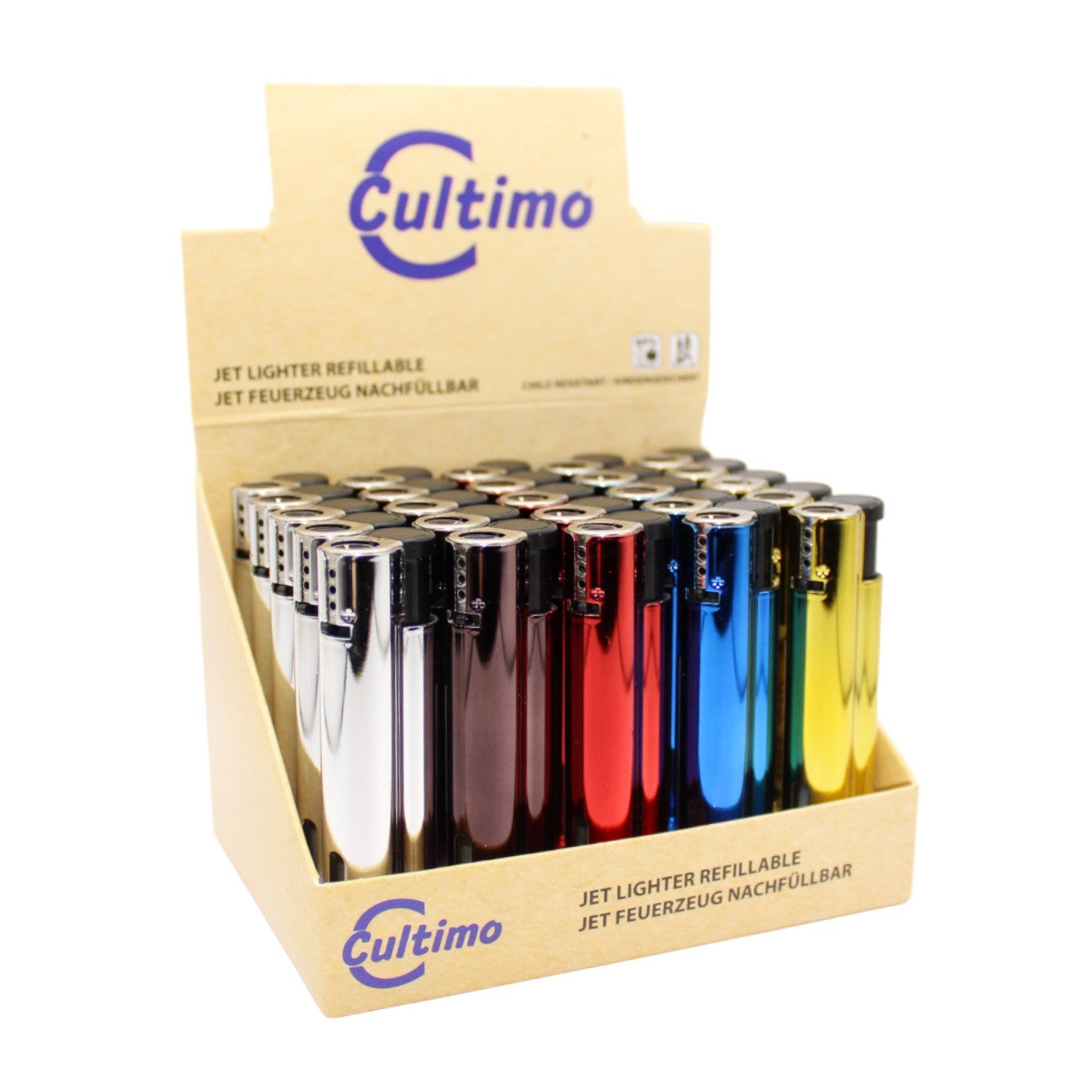 Cultimo Turbo Lighter: One Colored - 25 Stk