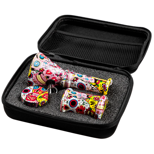 Dreamliner Zipp Wallet Bong Set Skull