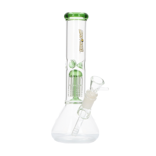 Super Heroes Glass Bong Green 26cm