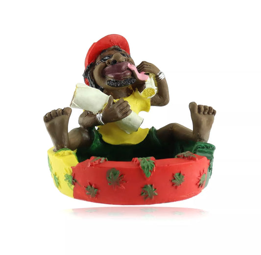 Figure Man Holding&Licking Ashtray - Height 10cm