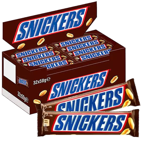 Snickers Bar: Regular - 50g x 32 Stk