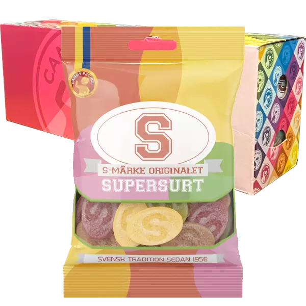 S-Märken Bags: Supersurt - 80g x 18 Stk