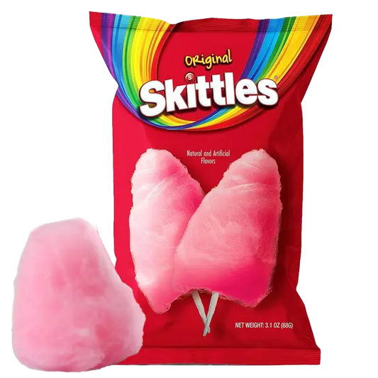 Skittles Bags: Cotton Candy - 88g x 12 Stk