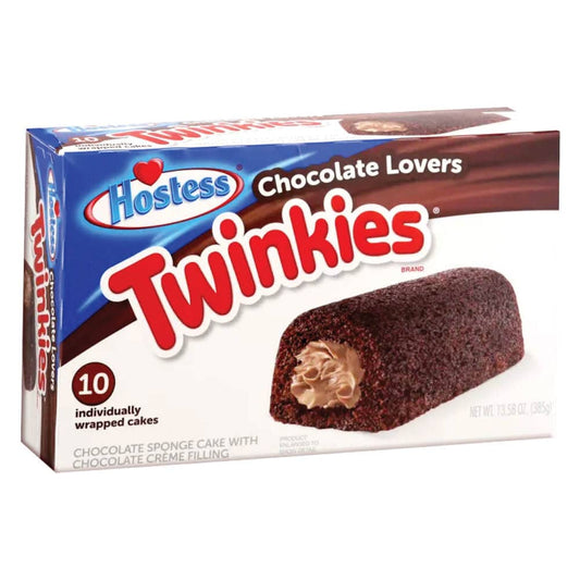 Twinkies BOX: Chocolate 10-Pack - 385g x 6 stk