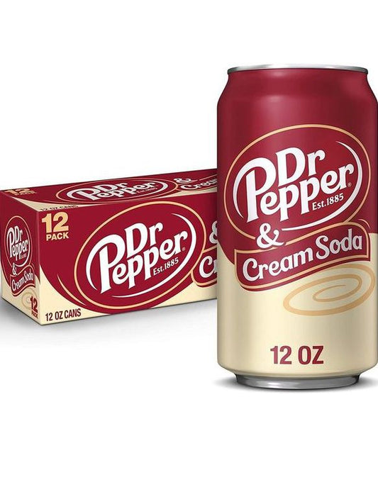 Dr. Pepper BOX: Cream Soda - 355ml x 12 Stk