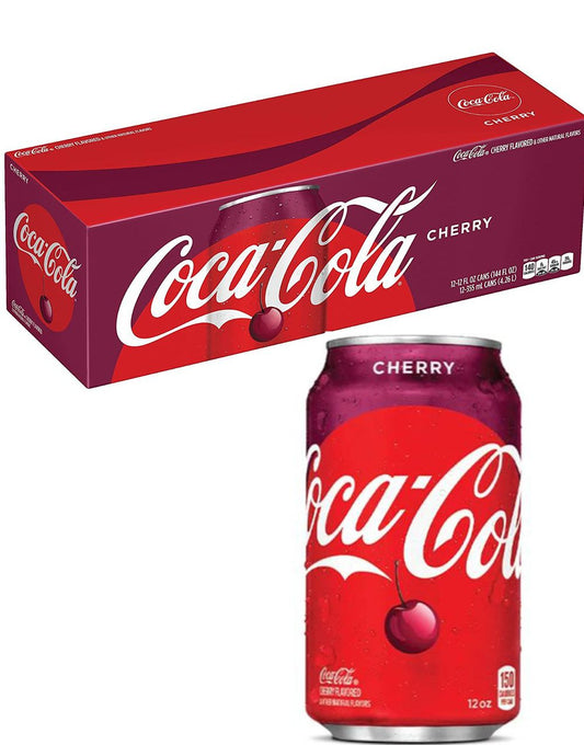 Coca-Cola BOX: Regular Cherry - 355ml x 12 Stk