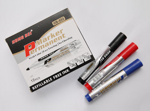 Permanent Marker 12-Pack Box