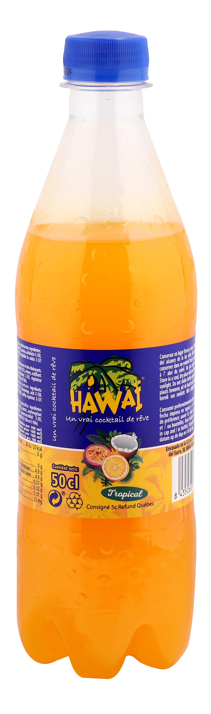 Hawai PET: Tropical - 500ml x 12 Stk