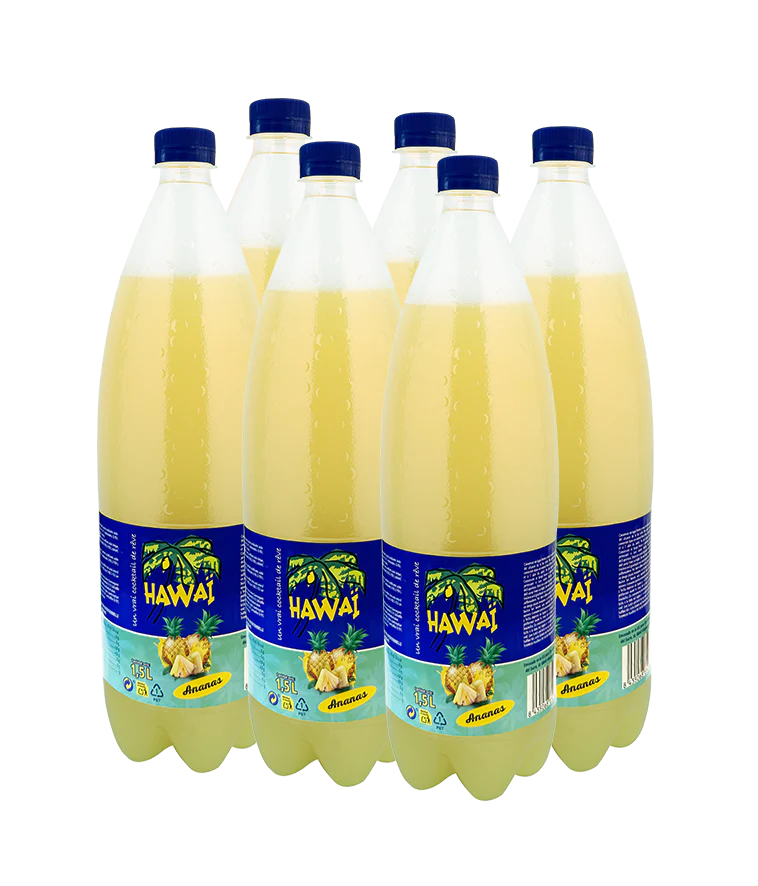 Hawai PET: Pineapple - 1.5 L x 6 Stk