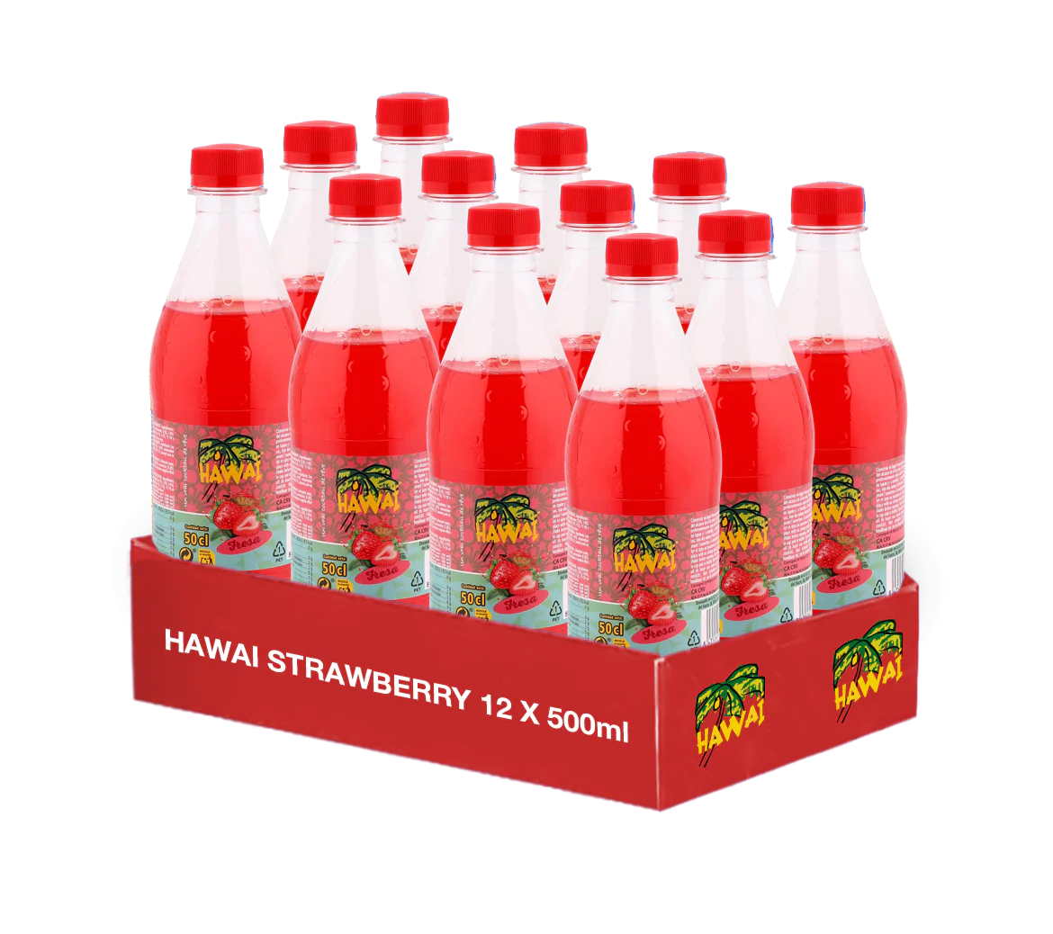 Hawai PET: Strawberry - 500ml x 12 Stk