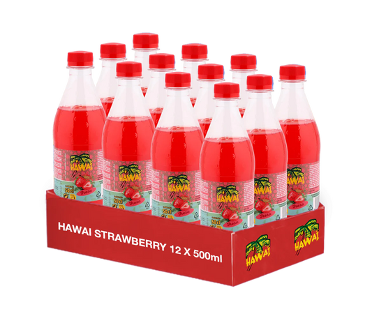 Hawai PET: Strawberry - 500ml x 12 Stk