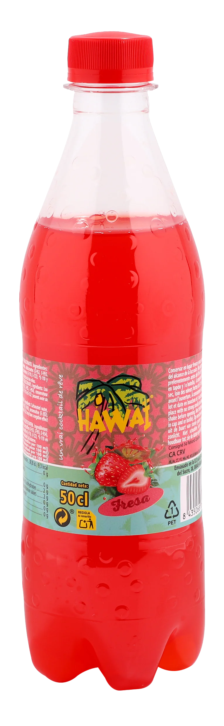 Hawai PET: Strawberry - 500ml x 12 Stk