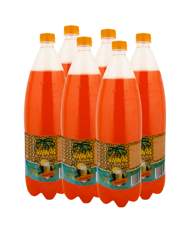 Hawai PET: Orange - 1.5 L x 6 Stk