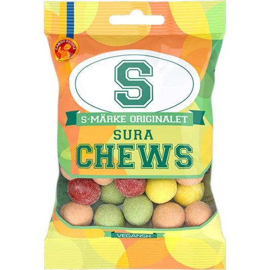 S-Märken Bags: Sura CHEWS - 70g x 18 Stk