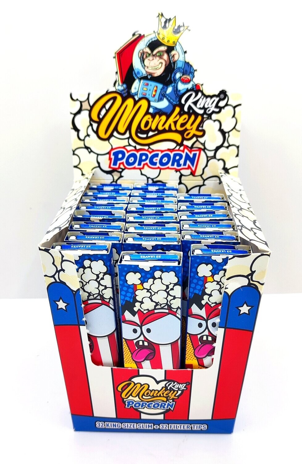 Monkey KS Slim Smell Pack Popcorn + Tips - 24 Stk