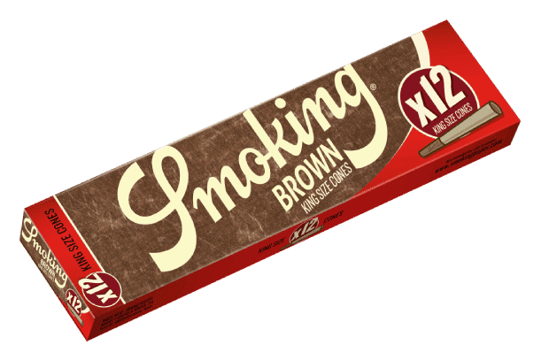 Smoking Brown KS Cones - 12 x 50 Stk