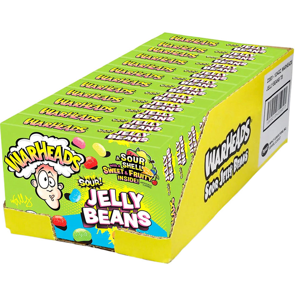 Warheads Theatre: Extreme S. Jel. Beans - 113g x 12 Stk