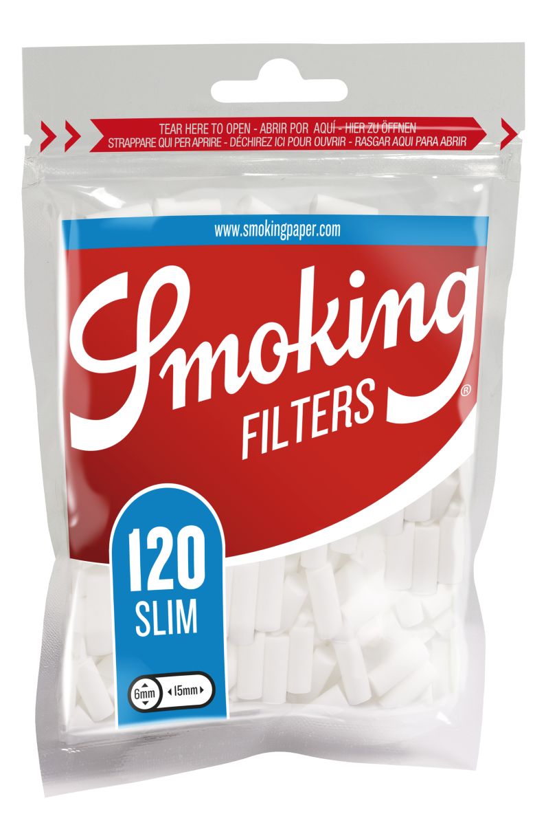 Smoking CLASSIC BLUE SLIM FILTER Bags - 120 x 30 Stk