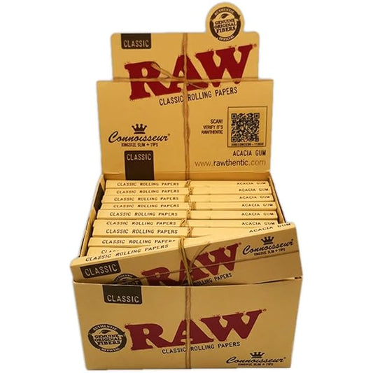 RAW KS SLIM + Pre Rolled Tips - 24 Stk