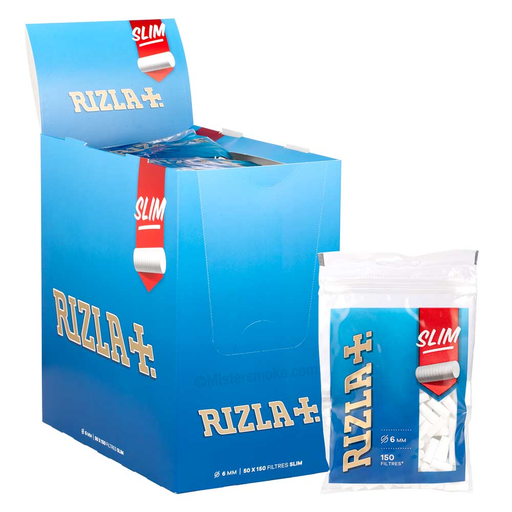 RIZLA Blue SLIM Filter Bags - 150 x 50 Stk