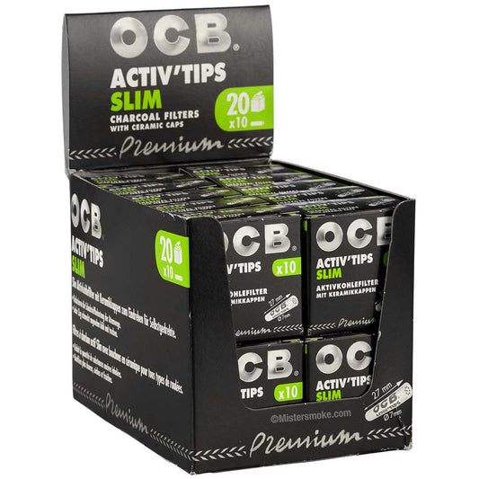 OCB ACTIV TIPS SLIM Box - 10 x 20 Stk