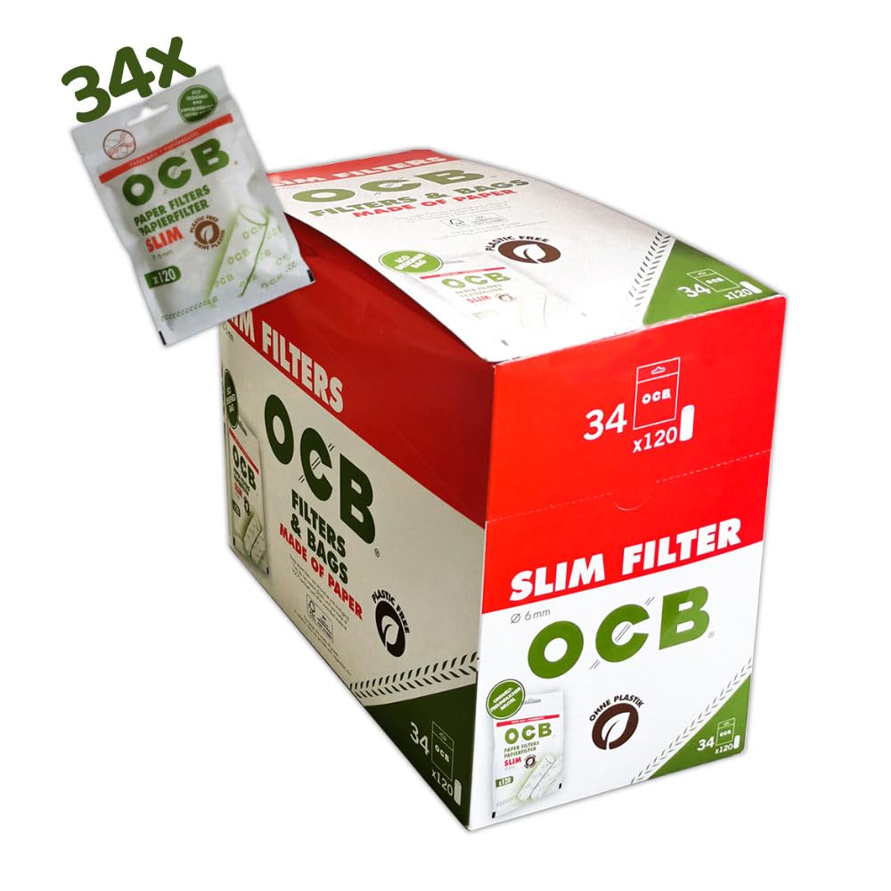 OCB FILTERS SLIM 6MM Bags - 120 x 34 Stk