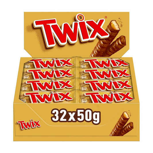 Twix Bar: Regular - 50g x 32 Stk