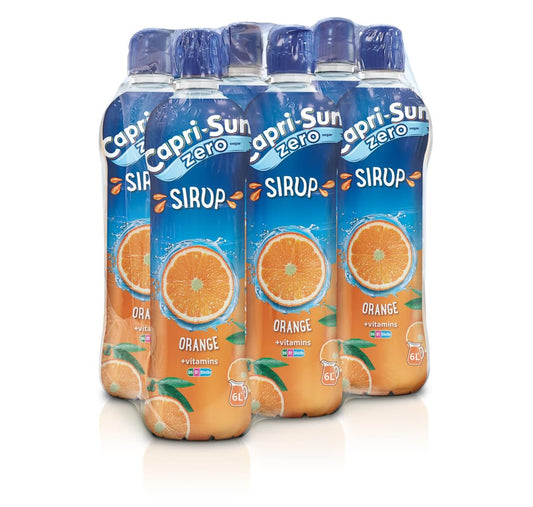 Capri-Sun PET: Zero Konct. Orange - 600ml x 6 Stk