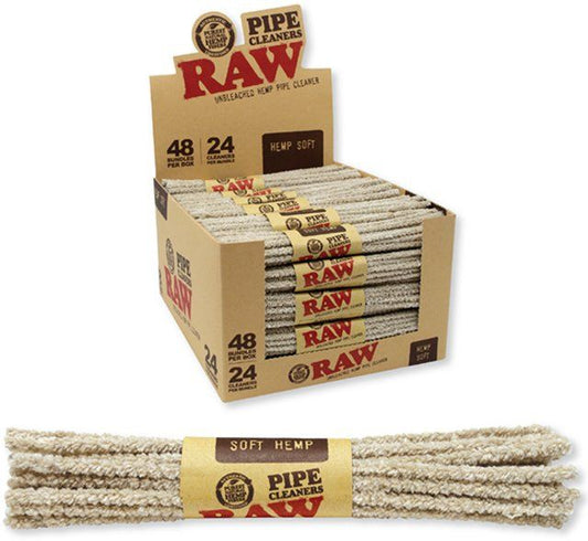 Raw Pipe Cleaners Hemp Soft - 48 Stk