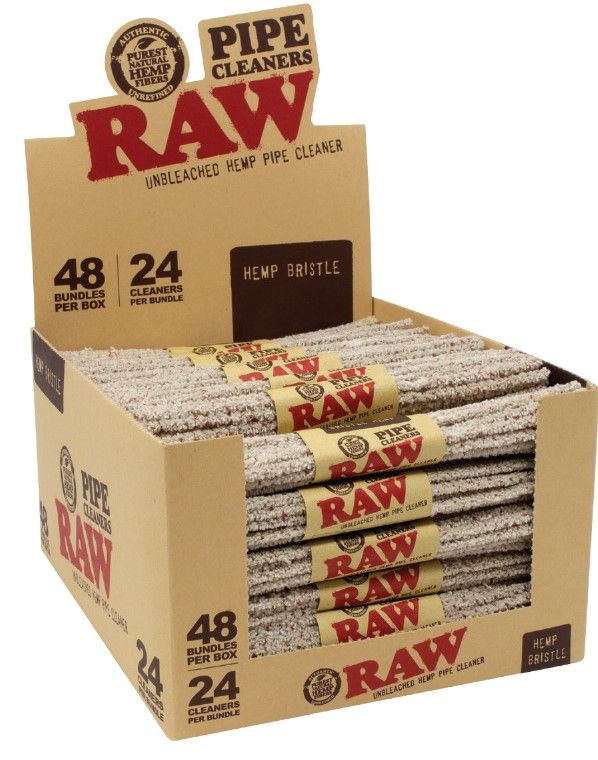 Raw Pipe Cleaners Hemp Bristle - 48 Stk