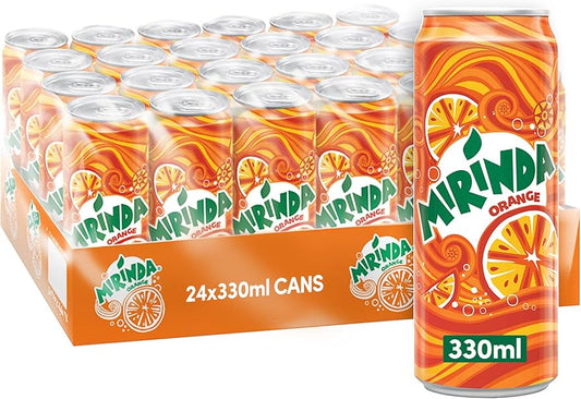 BOX: Mirinda Orange - 330 ml x 24 stk