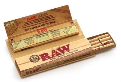 RAW KS SLIM + Pre Rolled Tips - 24 Stk