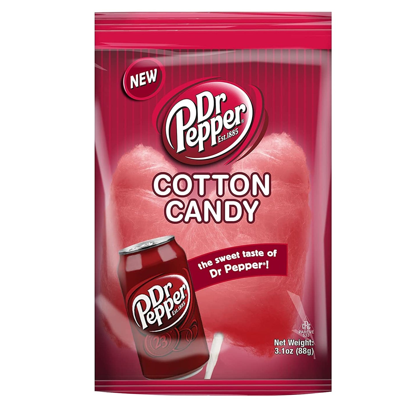 Dr. Pepper Bags: Cotton Candy - 88g x 12 Stk