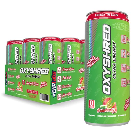 OxyShred Kiwi Strawberry Ultra Energy Drink 12 x 355ml