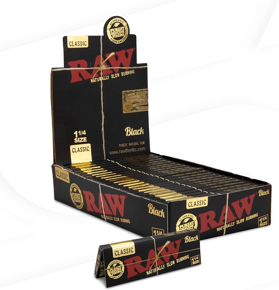 RAW BLACK Medium 1.1/4 - 24 Stk