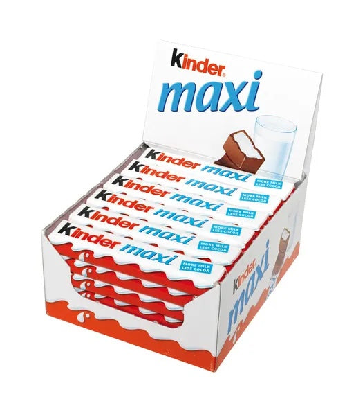 Kinder Bar: Maxi - 21g x 36 Stk