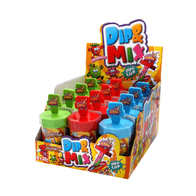 Sweet Flash Toy's: Dip & Mix - 35g x 12 Stk