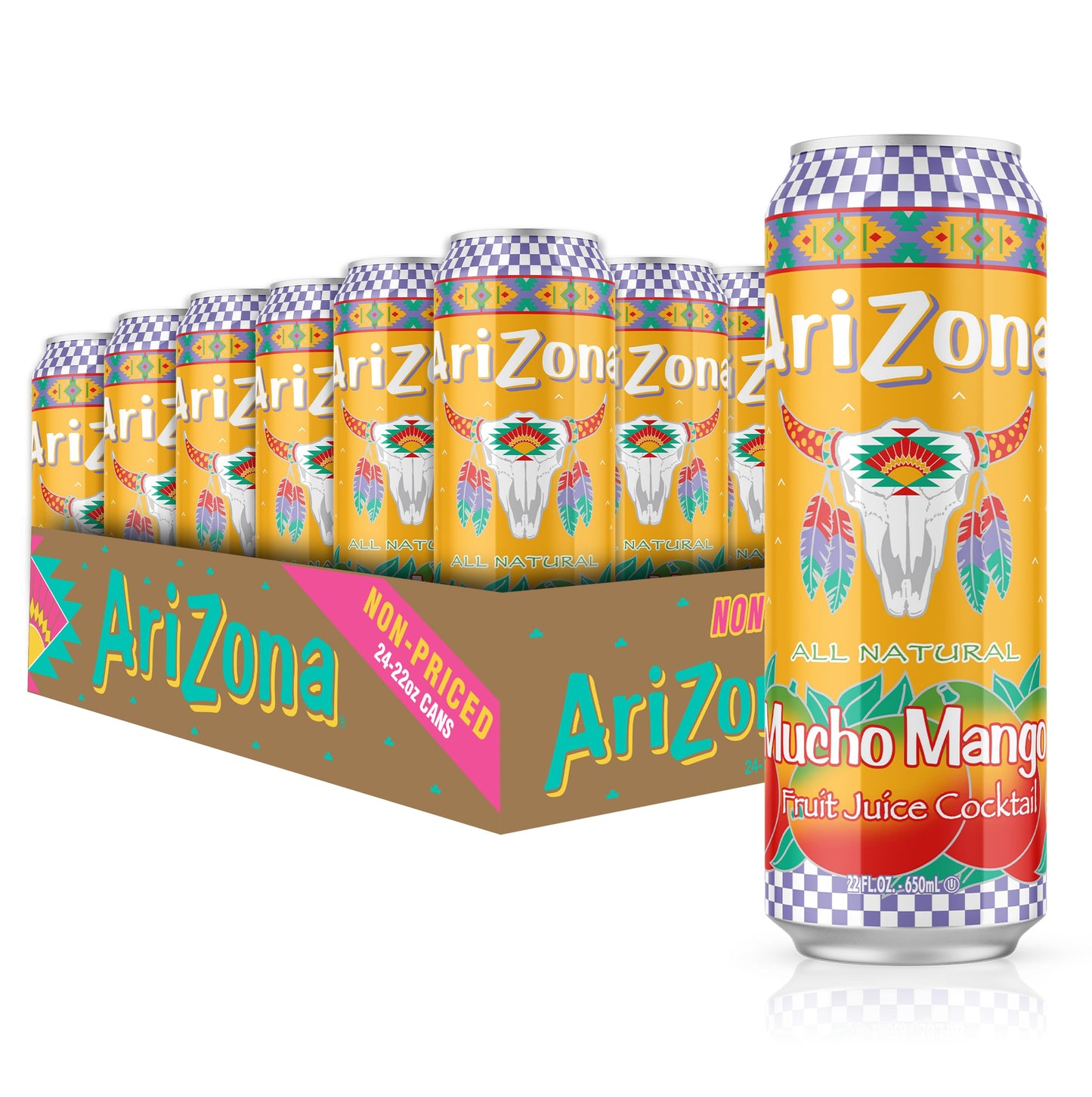 Arizona BOX: Mucho Mango - 650ml x  24 Stk