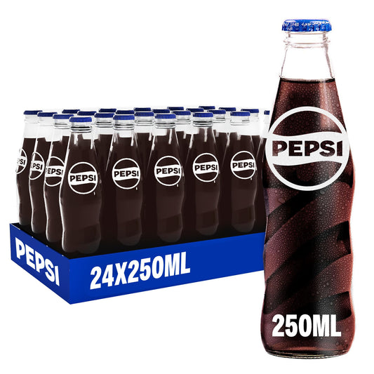 GLASS: Pepsi Regular - 250 ml x 24 stk