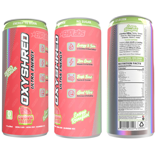 OxyShred Guava Paradise Ultra Energy Drink 12 x 355ml