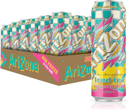 Arizona BOX: Iced Tea Lemon - 650ml x  24 Stk