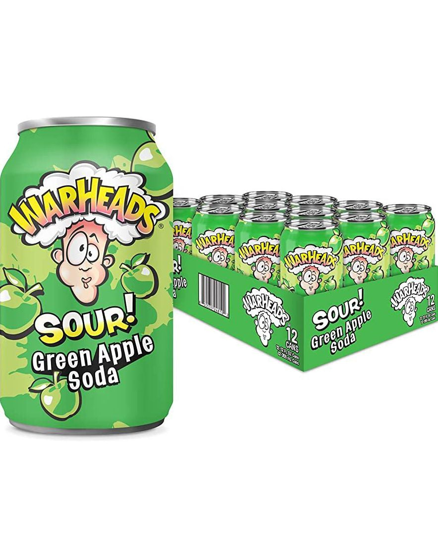 Warheads BOX: S. G. Apple Soda - 330ml x 12 Stk