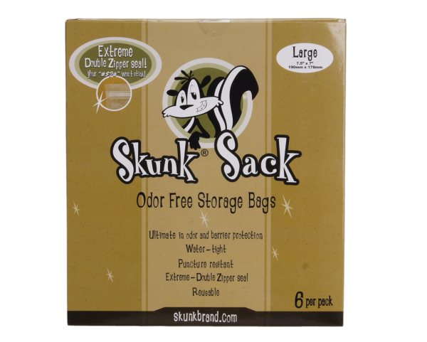 Skunk Sack Zipp Bags - 190mm x 178 MM x 6 Stk